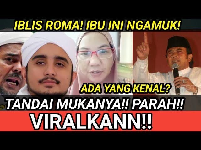 BUAT VIRAL!! 1BLIS ROMA!! heboh ibu ini NG4MUK KE ROMA IRAMA!! BELA Kabib M4TI MATIAN!!