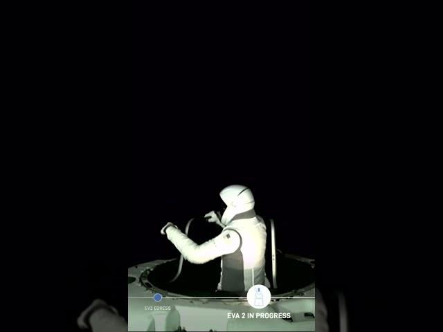 IN SPACE! Polaris Dawn Commander Jared Isaacman Aboard SpaceX Crew Dragon