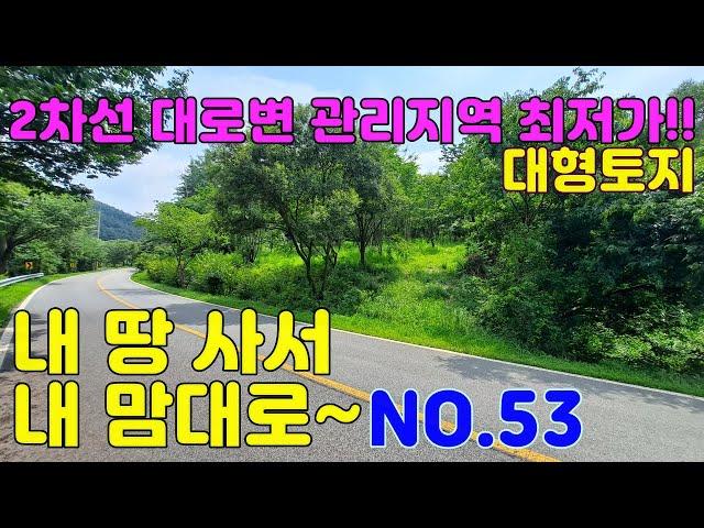 53번째 토지 / 2차선 도로변 대형급 면적의 초저가 토지~~ / 양평 만세부동산TV / 031 - 771 - 7312 / 031 - 771 - 7377