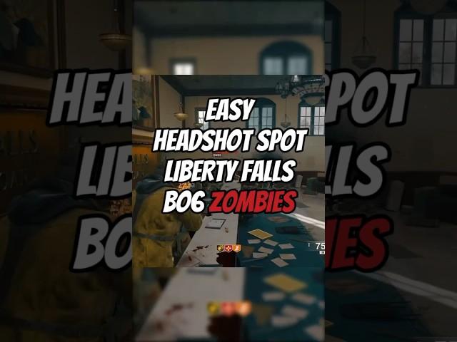 Farm headshots on Liberty Falls in BO6 Zombies!  #bo6 #shorts #blackops6 #zombies #codzombies #cod