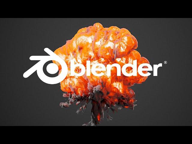 Realistic explosion effects in blender