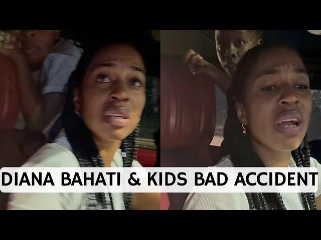 SAD Diana Bahati In Shock After Suffering Dangerous Accident With Her Kids- MUST WATCH!