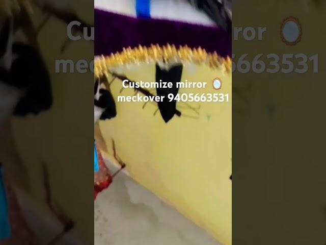 customize mirror 🪞 meckover #diy #nikahpen #art #weddingstationery