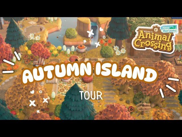 This Autumn Island is 1,000 IQ | (Animal Crossing Island Tour)