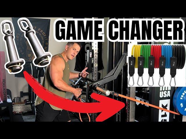 Turn Your Squat Rack into a Resistance Band Machine