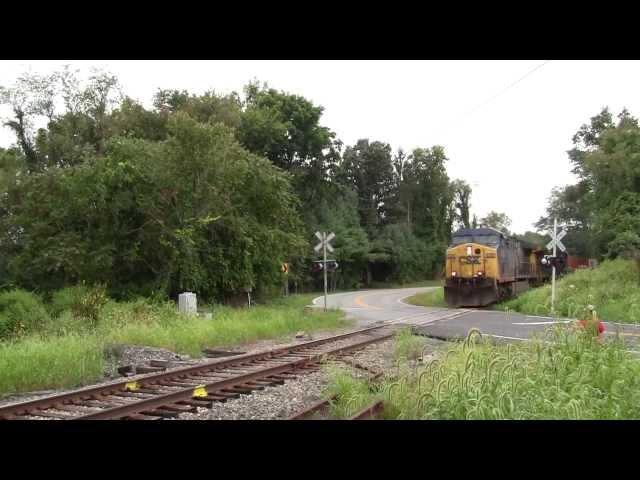 Detoured CSX Train Q156 on NYS&W - September 3, 2012