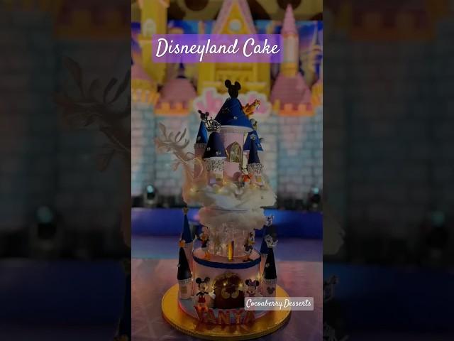 Disneyland Cake   #trending #ytshorts #cake #mickeymouse #cakedecorating #cakeartist #viralshort