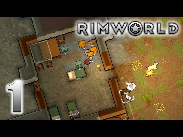 RimWorld (Rockston, Part 1) - Settling In [PC Gameplay]