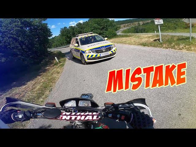 Dirt Bike On The Road | Moto Vlog - A Case For Police Chase #11