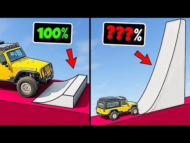 Vehicles VS Jump Survival Chance in BeamNG.drive