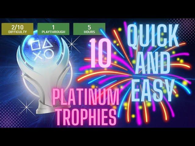 10 Easy Platinum Trophies For Beginners (Volume 4)