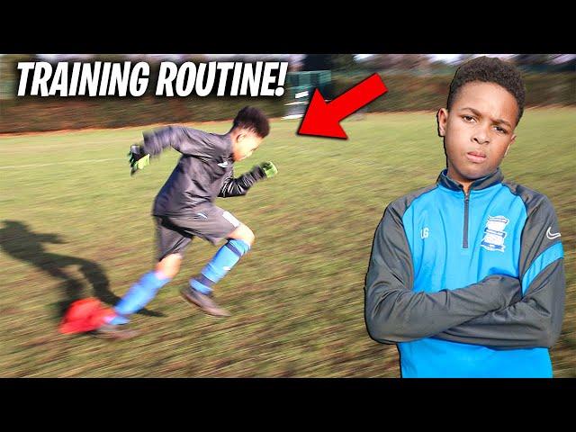 TEKKERZ KID FOOTBALL TRAINING ROUTINE!