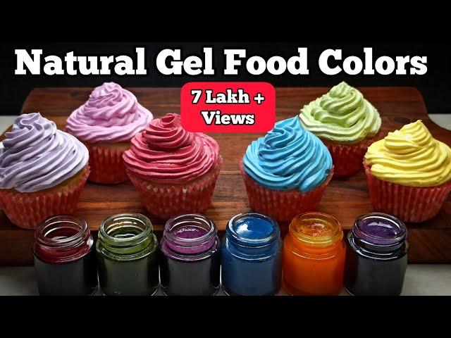 How to Make Natural Gel Food Colors at Home Organic & Chemical Free