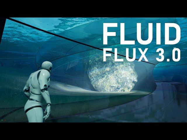 Fluid Flux 3.0 - Underwater tunnel [Unreal Engine 5]