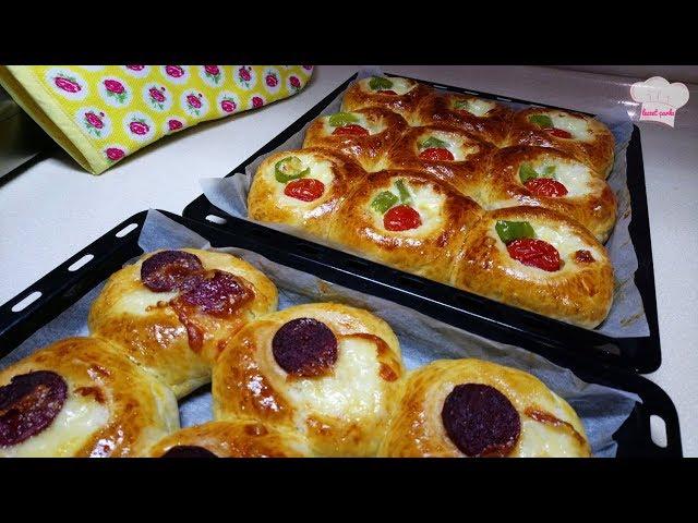 Yumuşacık Pamuk Gibi Pizza Poğaça Tarifi | Hamurişi Tarifleri