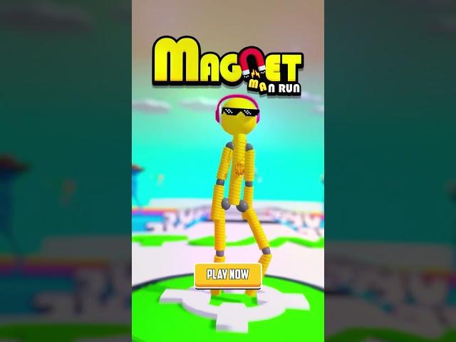 Magnet Man Run | Magnet Game | Runner Game