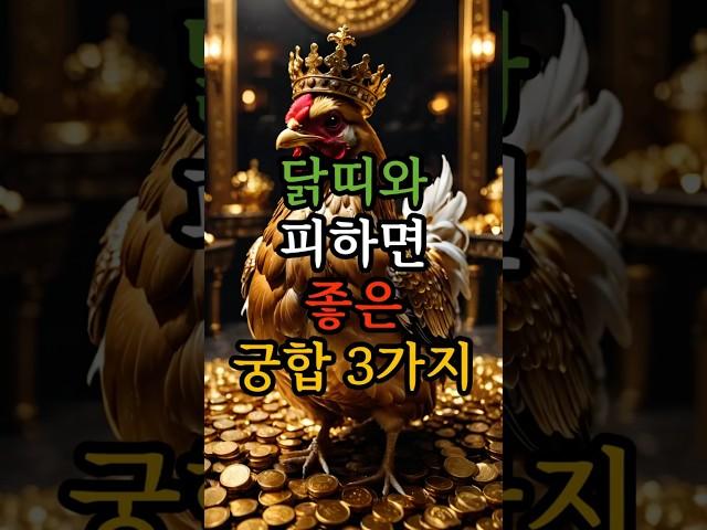 닭띠와 피하면 좋은 궁합 3가지 #닭띠 #닭띠궁합 #닭띠운세