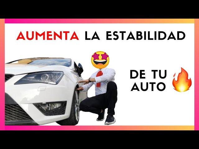  ESTO CAMBIÓ  POR  COMPLETO MI COCHE!!  Como MEJORAR  LA ESTABILIDAD  de un AUTO 