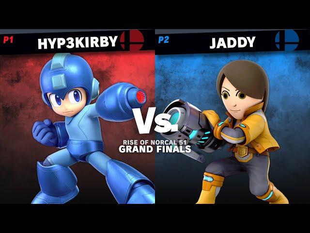 Hyp3kirby (Megaman) vs Jaddy (Mii Gunner) - RoN51 Grand Finals