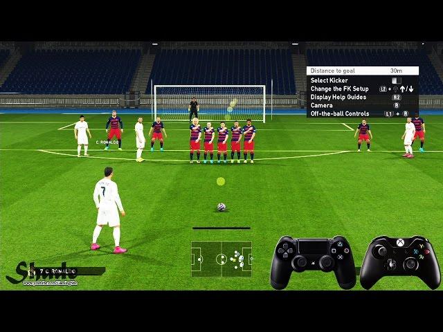 PES 2016 Free Kick Tutorial | Xbox & Playstation | HD 1080p