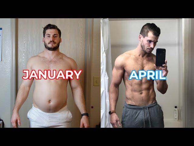 My 3 Month Body Transformation Time-lapse (202lbs-160lbs)