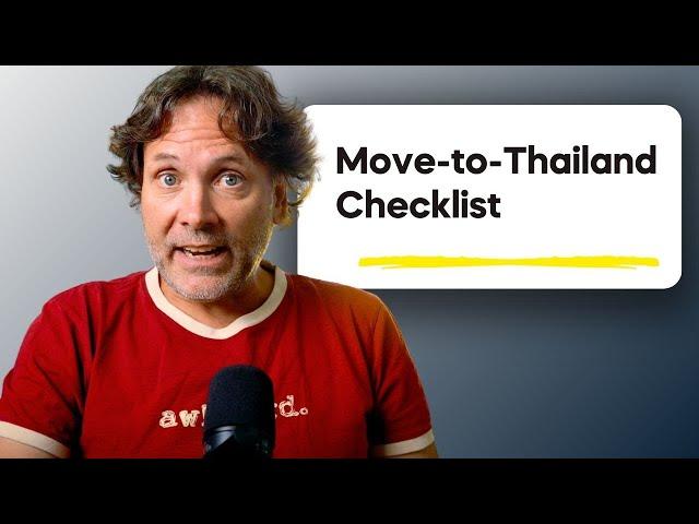 everything you need to know about MOVING TO THAILAND