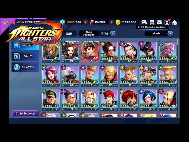 (Android) KOF AllStar - 54 - Character Profiles