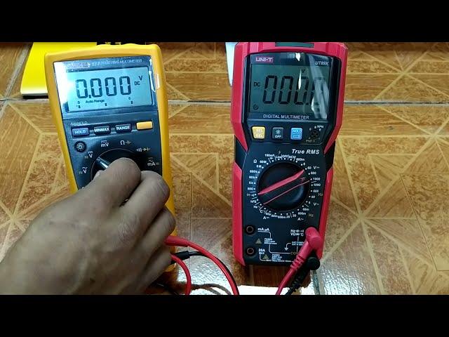 COMPARACION MULTIMETRO CARO Y MULTIMETRO BARATO