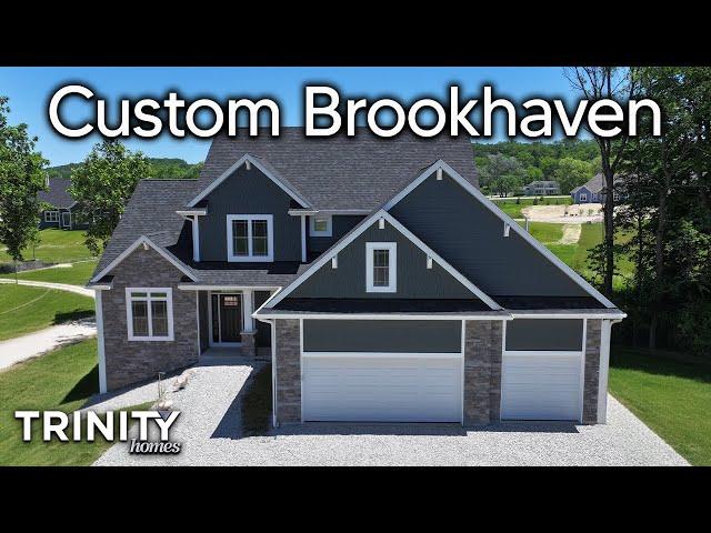 Custom Brookhaven Two-Story Home Design - Built By Trinity Homes!