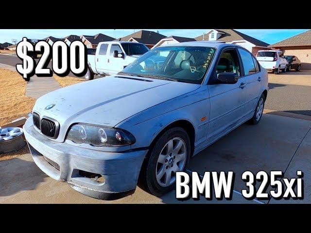 $200 BMW 325xi e46 from Copart - Does it Run and Drive? PT1