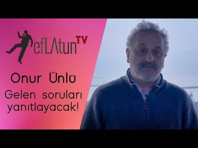 DUYURU: ONUR ÜNLÜ MANYAK FİLMİNE GELEN SORULARI YANITLAYACAK #SORUCEVAP