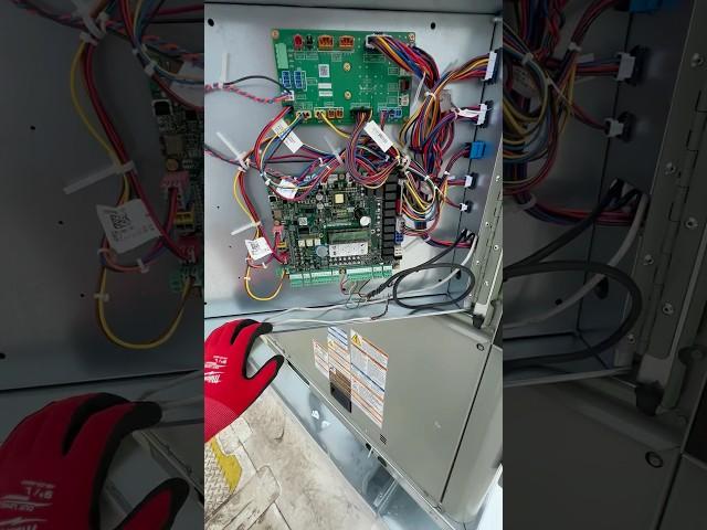 New Trane R454b system not connected to building automation