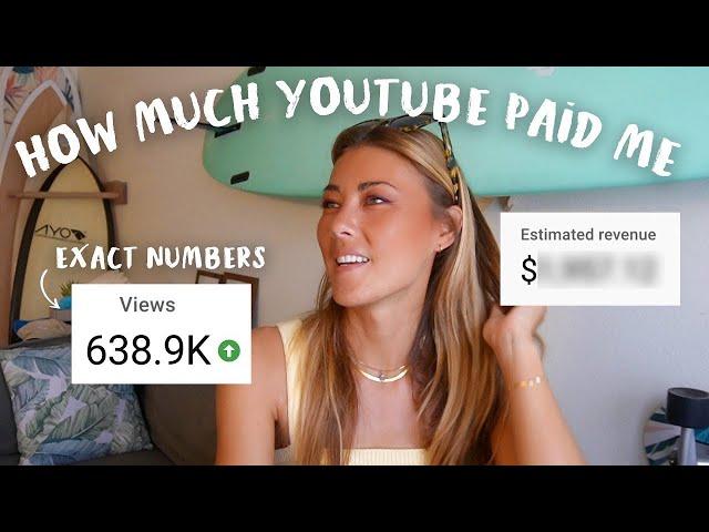 MONETIZED! How much YouTube paid me with only 7.6K subscribers