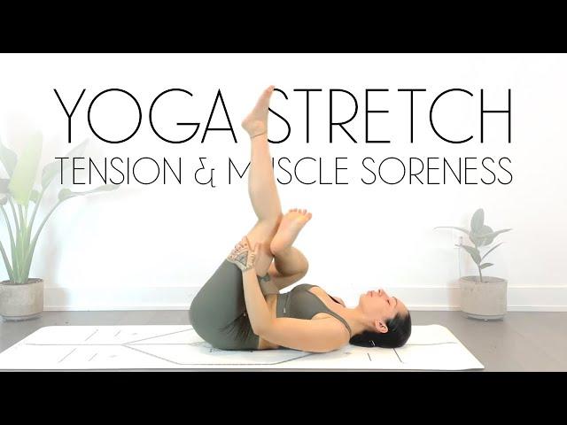 10 Min Yoga Stretch for Tension Relief (Beginner Friendly Yoga)