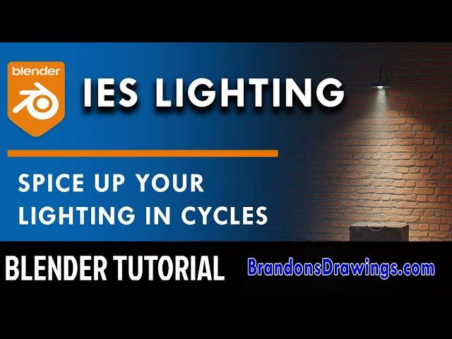 Improve Cycles Lighting for FREE with IES Files