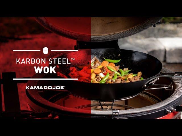 Built for Flames and Flavor. The Karbon Steel Wok by Kamado Joe