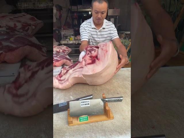 Pork cut | The best piece of meat | Slicing Pork | fresh pork #pig