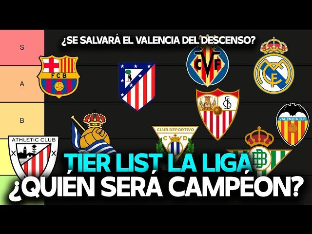 ¿GANARÁ LA LIGA EL ATLÉTICO DE MADRID, REAL MADRID O BARCELONA? ¿SE SALVARÁ EL VALENCIA?