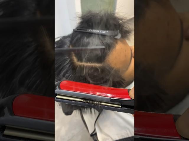 Hair keratin treatment #music #beach #love #travel #edm #ytshorts #barbershop #keratin #haircare