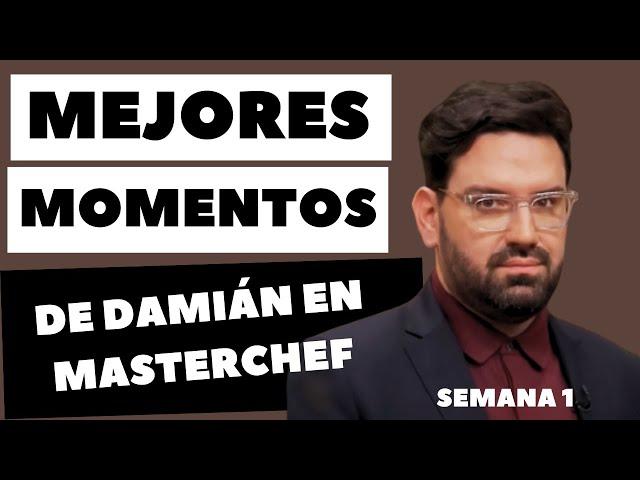 LOS MEJORES MOMENTOS DE DAMIÁN BETULAR EN #MASTERCHEFARGENTINA #2023  #Telefe | SEMANA 1