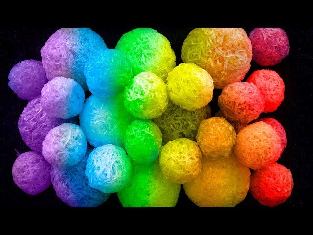 1 HOUR ASMR. Soothing crisp soap. Balls and Crafts from soap shavings.