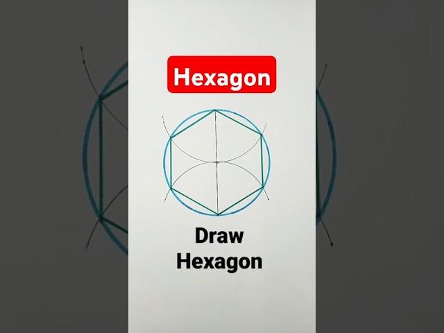 how to draw a hexagon