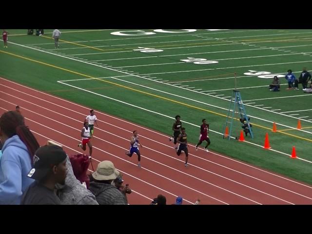 Lorenzo Lee 11.95s 100m Prelim 1 Dekalb County Championship 2017