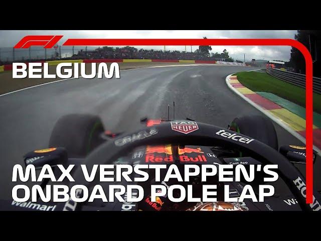 Max Verstappen's Onboard Pole Lap | 2021 Belgium Grand Prix | Pirelli