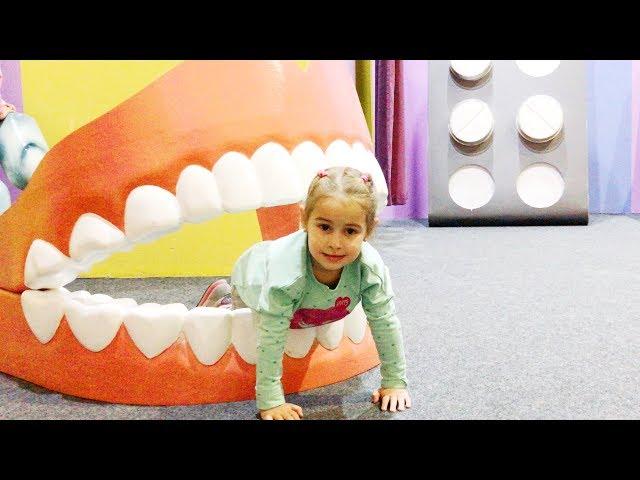 Funny Baby playing with Giant Toys Playground for kids