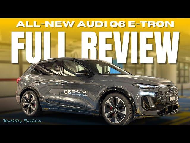 500 km test drive of the all-new 2025 Audi Q6 e-tron quattro S-line