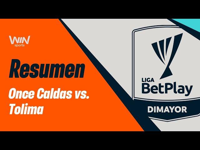 Once Caldas vs. Tolima (resumen) | Liga BetPlay 2024-2 | Cuadrangulares - Fecha 1