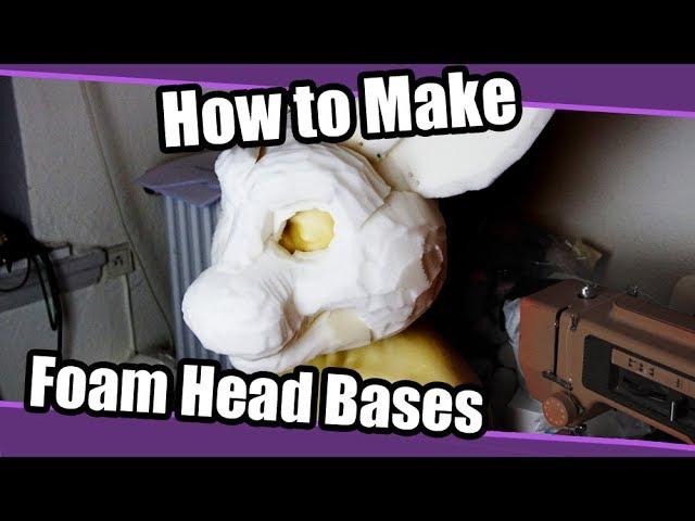 //Tutorial #48// Foam Head Base for Fursuits- Bucket Method