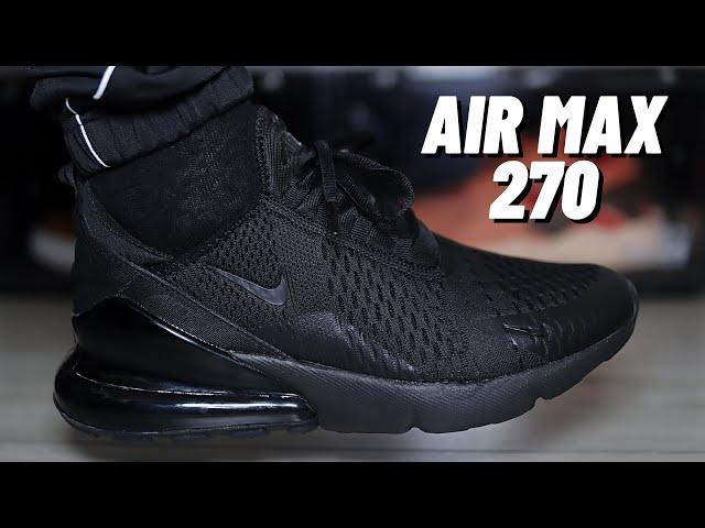 UNDERRATED? Nike Air Max 270 Triple Black On Feet Review