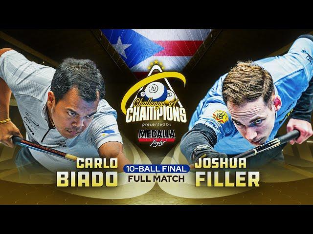 BIADO vs FILLER - 10 Ball FINAL Challenge of Champions by Medalla Light